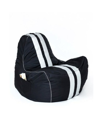 Puff GO GIFT Bianco Nero Oxford tejido antidesgarros 140 x 100 x 100 cm 140 x 100 cm Puff GO GIFT Bianco Nero Oxford tejido antidesgarros 140 x 100 x 100 cm 140 x 100 cm