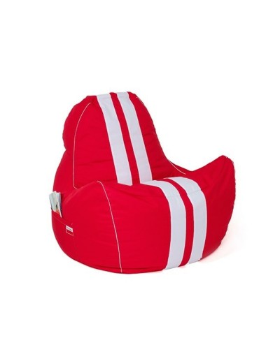 Puff GO GIFT Bianco Rosso Oxford tejido antidesgarros 140 x 100 x 100 cm 140 x 100 cm Puff GO GIFT Bianco Rosso Oxford tejido antidesgarros 140 x 100 x 100 cm 140 x 100 cm