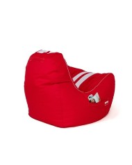 Puff GO GIFT Bianco Rosso Oxford tejido antidesgarros 140 x 100 x 100 cm 140 x 100 cm