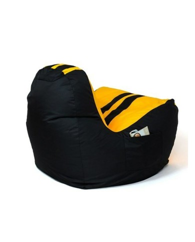 Puff GO GIFT Giallo Nero Oxford tejido antidesgarros 140 x 100 x 100 cm 140 x 100 cm Puff GO GIFT Giallo Nero Oxford tejido antidesgarros 140 x 100 x 100 cm 140 x 100 cm