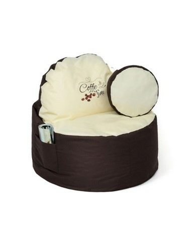 Puff GO GIFT Beige Bronce Oxford tejido antidesgarros 120 x 90 x 90 cm Puff GO GIFT Beige Bronce Oxford tejido antidesgarros 120 x 90 x 90 cm