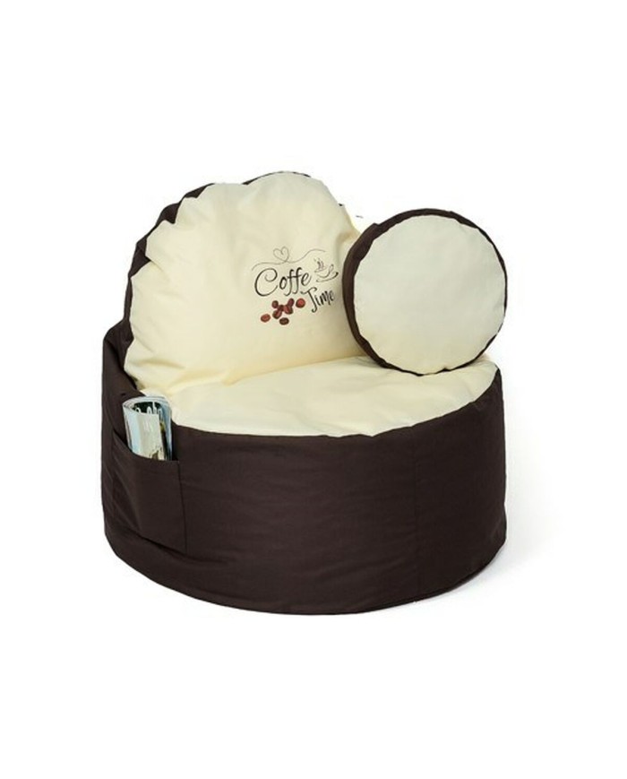 Puff GO GIFT Beige Bronce Oxford tejido antidesgarros 120 x 90 x 90 cm Puff GO GIFT Beige Bronce Oxford tejido antidesgarros 120 x 90 x 90 cm