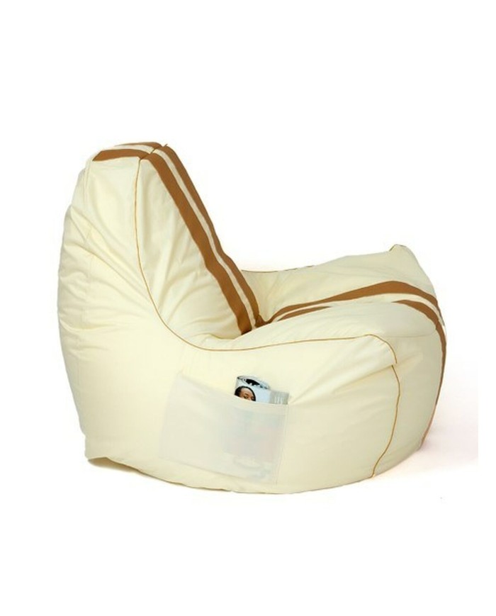 Puff GO GIFT Oro Beige Oxford tejido antidesgarros 140 x 100 x 100 cm 140 x 100 cm