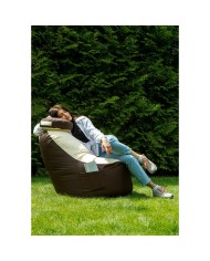 Puff GO GIFT Beige Bronce Oxford tejido antidesgarros 120 x 90 x 90 cm Puff GO GIFT Beige Bronce Oxford tejido antidesgarros 120 x 90 x 90 cm