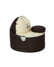 Puff GO GIFT Beige Bronce Oxford tejido antidesgarros 120 x 90 x 90 cm Puff GO GIFT Beige Bronce Oxford tejido antidesgarros 120 x 90 x 90 cm