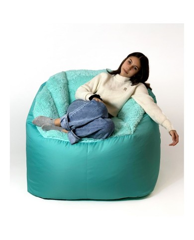 Puff GO GIFT Menta Oxford tejido antidesgarros Puff GO GIFT Menta Oxford tejido antidesgarros