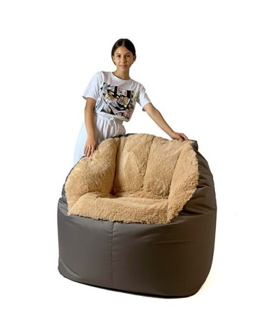 Puff GO GIFT Bronce Oxford tejido antidesgarros Puff GO GIFT Bronce Oxford tejido antidesgarros