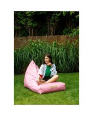 Puff GO GIFT Rosa Oxford tejido antidesgarros