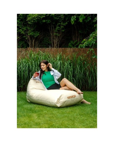 Puff GO GIFT Beige Oxford tejido antidesgarros Puff GO GIFT Beige Oxford tejido antidesgarros