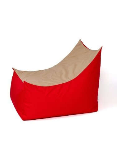 Puff GO GIFT Rosso Beige Oxford tejido antidesgarros Puff GO GIFT Rosso Beige Oxford tejido antidesgarros