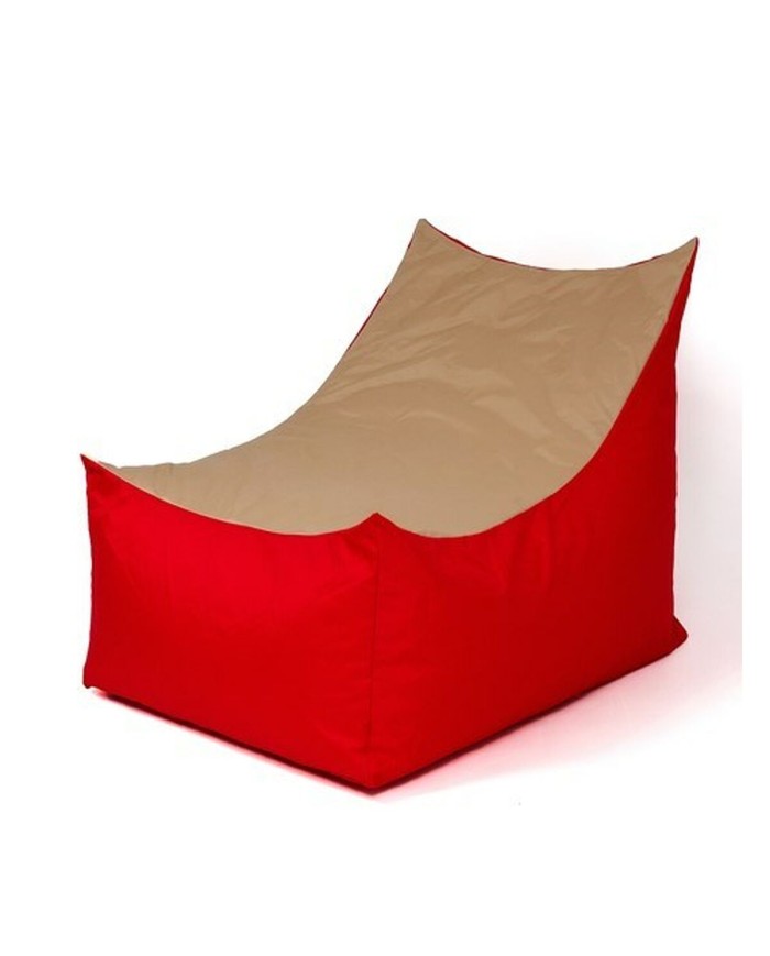 Puff GO GIFT Rosso Beige Oxford tejido antidesgarros Puff GO GIFT Rosso Beige Oxford tejido antidesgarros