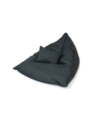 Puff GO GIFT Grigio Oxford tejido antidesgarros