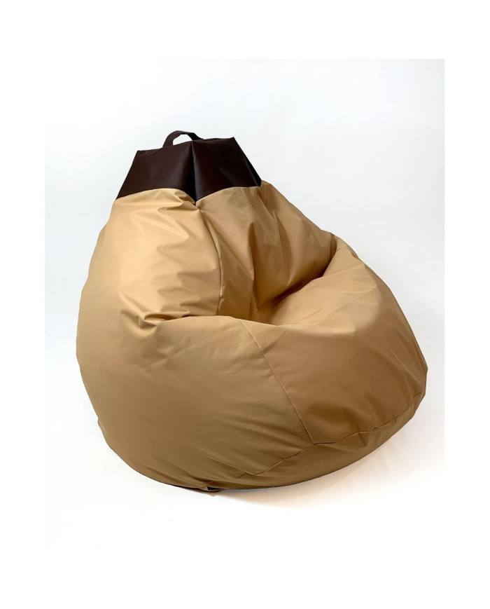 Puff GO GIFT Crema Bronce Oxford 140 x 100 cm