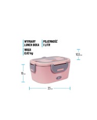 Porta pranzo N'oveen LB755 Grigio Rosa