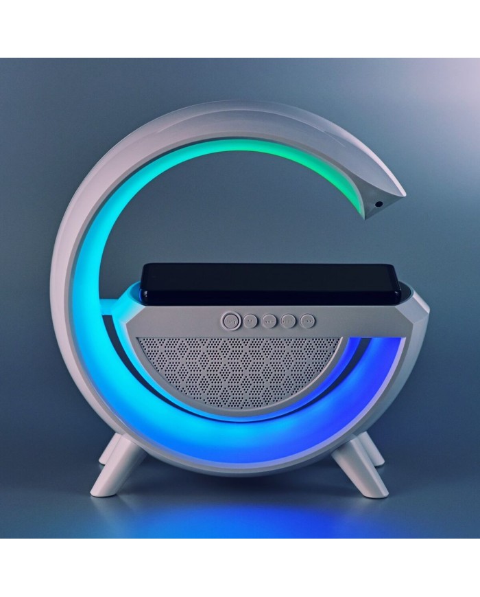 Lampada da scrivania Activejet AJE-SOLO RGB Bianco Plastica 2,8 x 43,5 x 8 cm Lampada da scrivania Activejet AJE-SOLO RGB Bianco Plastica 2,8 x 43,5 x 8 cm