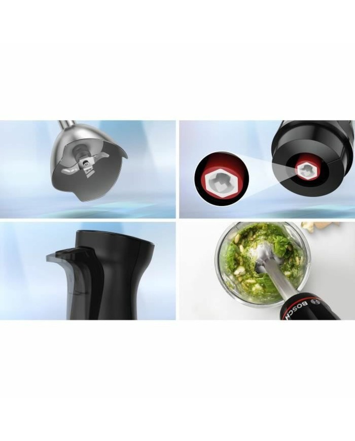 Frullatore ad Immersione BOSCH MSM4B620 Nero Argentato 1000 W Frullatore ad Immersione BOSCH MSM4B620 Nero Argentato 1000 W