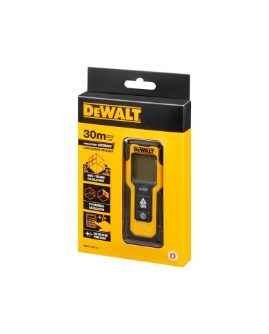 Telemetro Dewalt DWHT77100-XJ 30 m 2 Pezzi Telemetro Dewalt DWHT77100-XJ 30 m 2 Pezzi