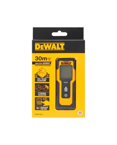 Telemetro Dewalt DWHT77100-XJ 30 m 2 Pezzi Telemetro Dewalt DWHT77100-XJ 30 m 2 Pezzi