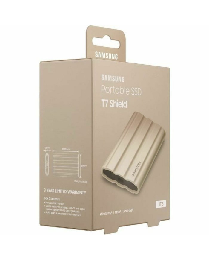 Hard Disk Esterno Samsung MU-PE1T0K 1 TB 1 TB SSD