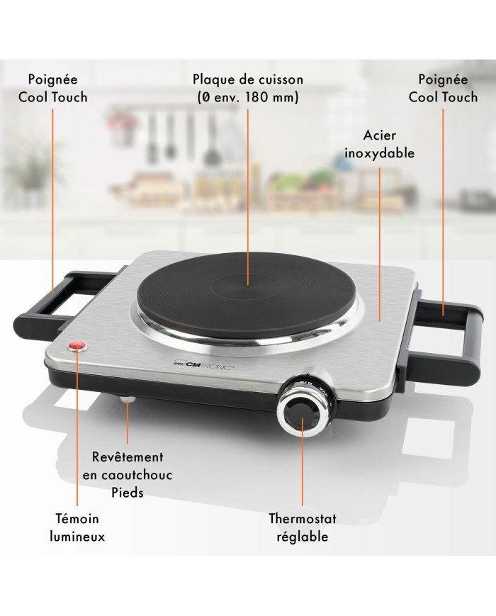Piastra Elettrica Clatronic EKP 3788 1500 W
