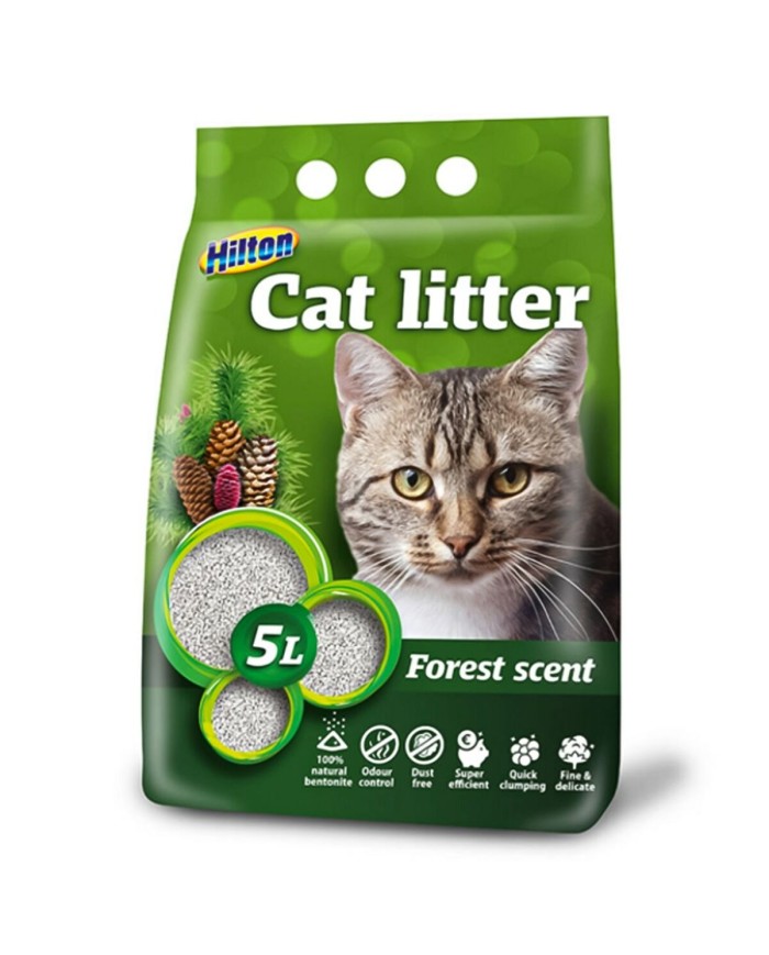 Sabbia per Gatti Hilton Bosco 5 L