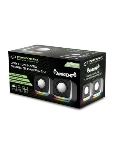 Altoparlanti PC Esperanza EGS108 Nero 6 W