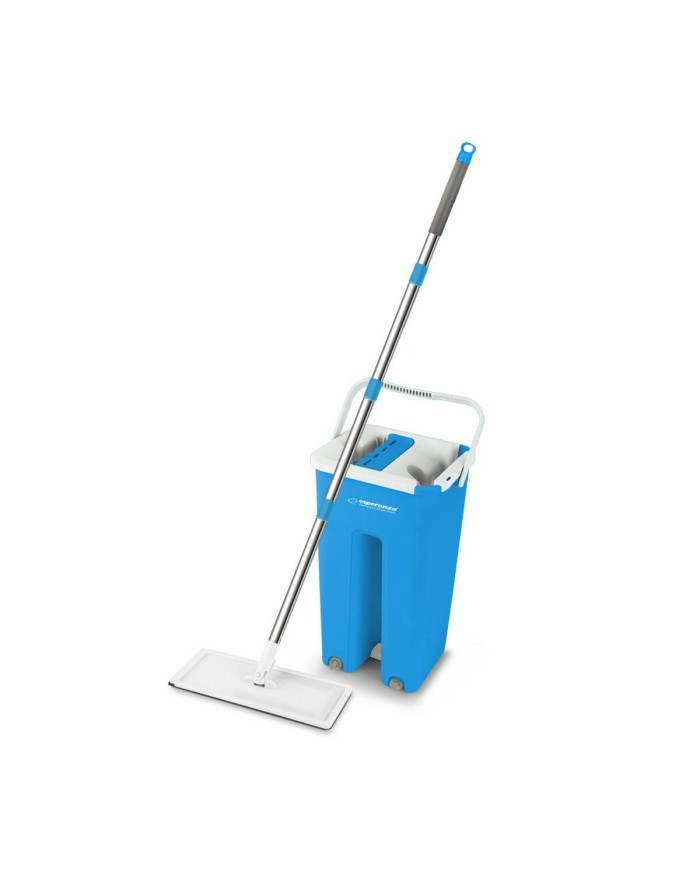 Mop with Bucket Esperanza EHS004 Azzurro Bianco Microfibra Mop with Bucket Esperanza EHS004 Azzurro Bianco Microfibra