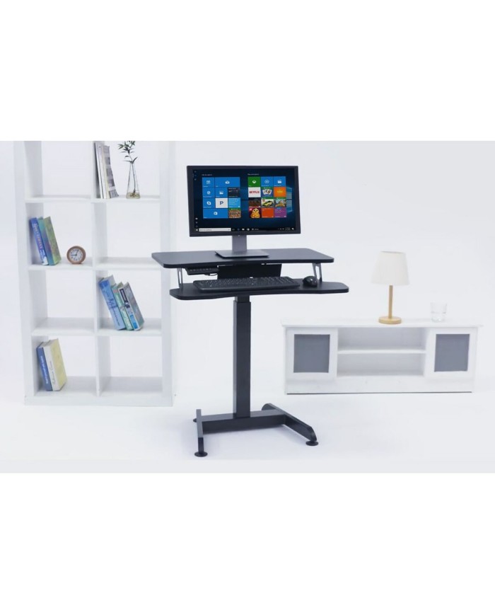 Scrivania MacLean MC-835 Nero Acciaio Scrivania MacLean MC-835 Nero Acciaio