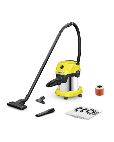 Aspirapolvere a umido e a secco Kärcher WD 3 S 1000 W 15 L Aspirapolvere a umido e a secco Kärcher WD 3 S 1000 W 15 L