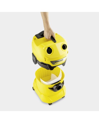 Aspirapolvere a umido e a secco Kärcher WD 4 V-20/5/22 1000 W 20 L Aspirapolvere a umido e a secco Kärcher WD 4 V-20/5/22 1000 W 20 L