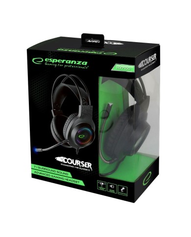 Auricolari con Microfono Esperanza EGH7100 Nero