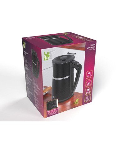 Bollitore Lafe LAFCZA47290 Nero Acciaio inossidabile 2200 W 1,7 L Bollitore Lafe LAFCZA47290 Nero Acciaio inossidabile 2200 W 1,7 L