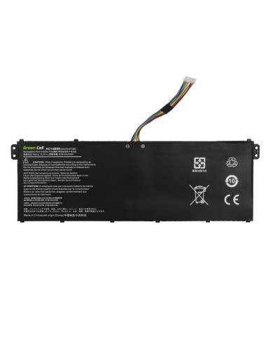 Batteria per Laptop Green Cell AC72 Nero 2100 mAh Batteria per Laptop Green Cell AC72 Nero 2100 mAh