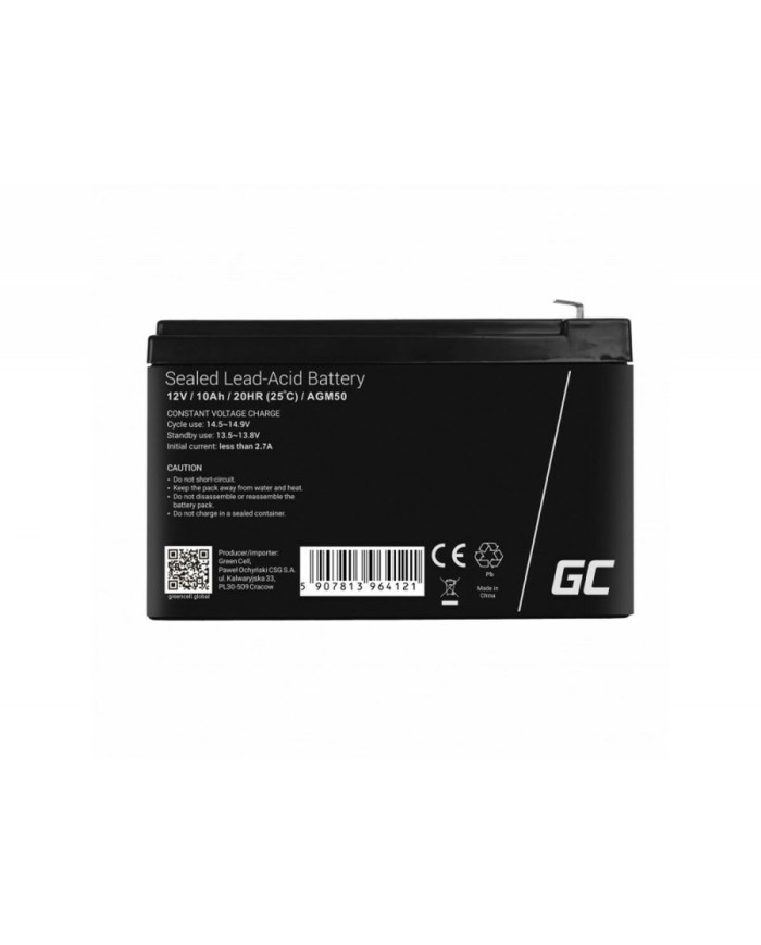 Batteria per Gruppo di Continuità UPS Green Cell AGM50 10000 mAh 10 Ah 12 V