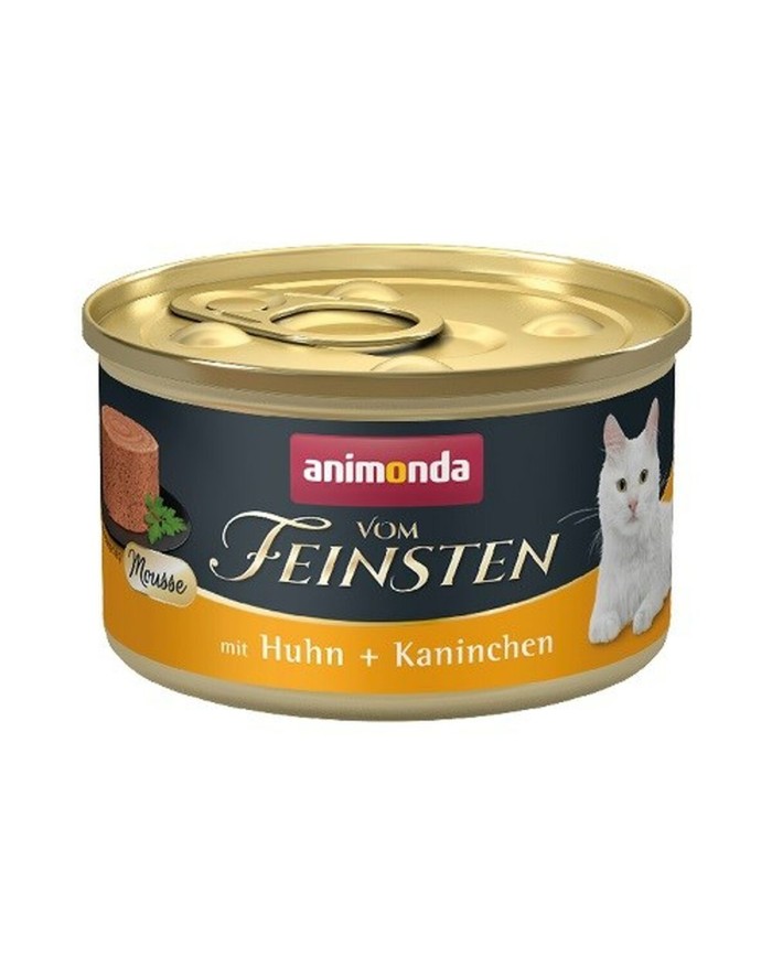 Cibo per gatti Animonda Vom Feinsten Mousse Pollo y Conejo Pollo Coniglio 85 g
