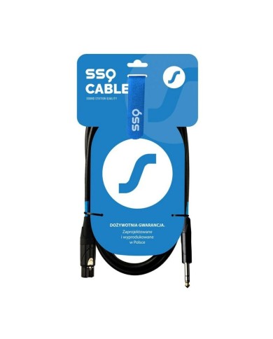 Cavo da XLR a Jack Sound station quality (SSQ) SS-2060 1 m Cavo da XLR a Jack Sound station quality (SSQ) SS-2060 1 m