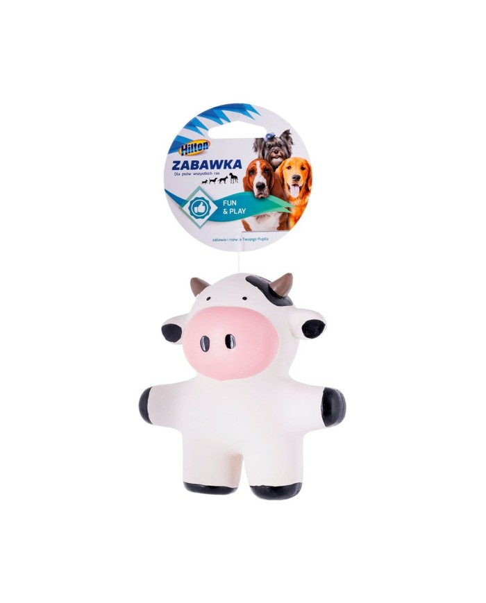 Giocattoli per cani Hilton Cow Bianco Nero Lattice Giocattoli per cani Hilton Cow Bianco Nero Lattice