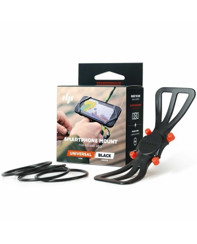 Supporto Deeper ITGAM0003 Nero Opaco Silicone Plastica Telefono Cellulare Supporto Deeper ITGAM0003 Nero Opaco Silicone Plastica Telefono Cellulare