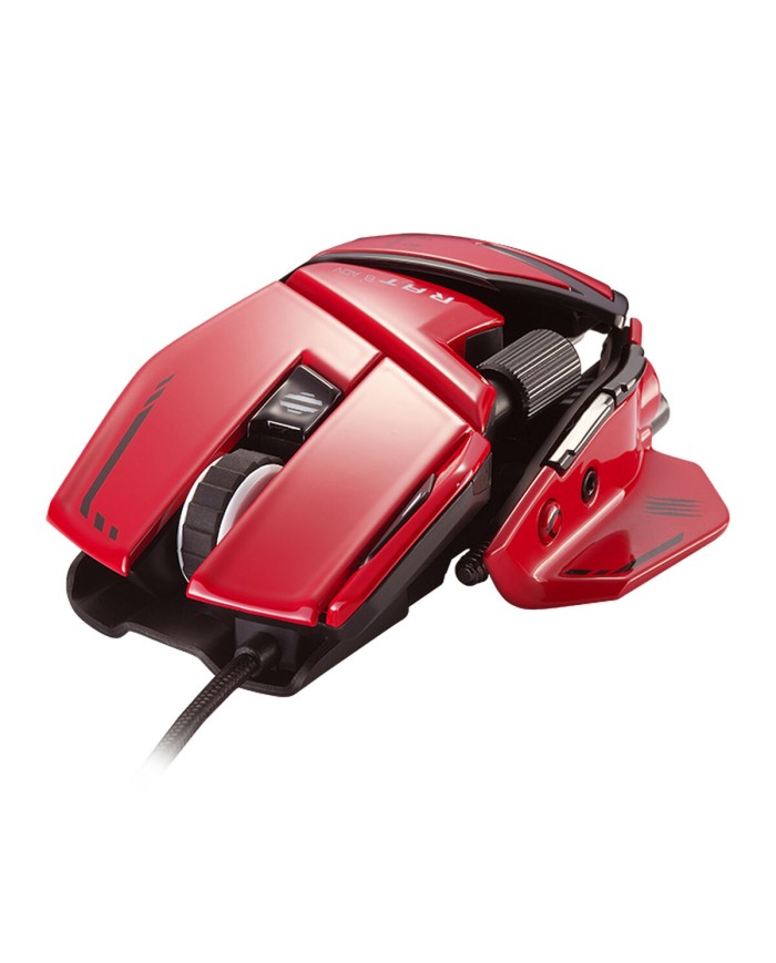 Mouse Mad Catz MR06DCINRD000-0 Nero Multicolore Monocromatica 20000 dpi Mouse Mad Catz MR06DCINRD000-0 Nero Multicolore Monocromatica 20000 dpi