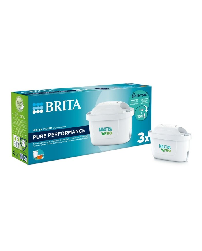 Filtro per brocca filtrante Brita MX+ Pro Pure Performance 3 Pezzi (3 Unità)
