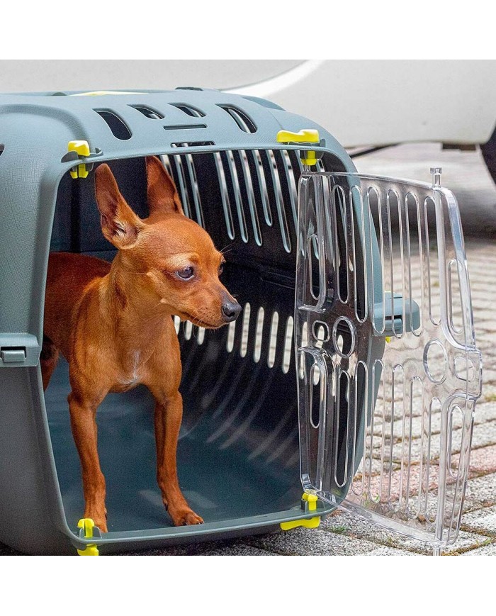 Trasportino Ferplast Jet20 Grigio Plastica