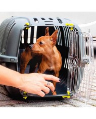 Trasportino Ferplast Jet20 Grigio Plastica