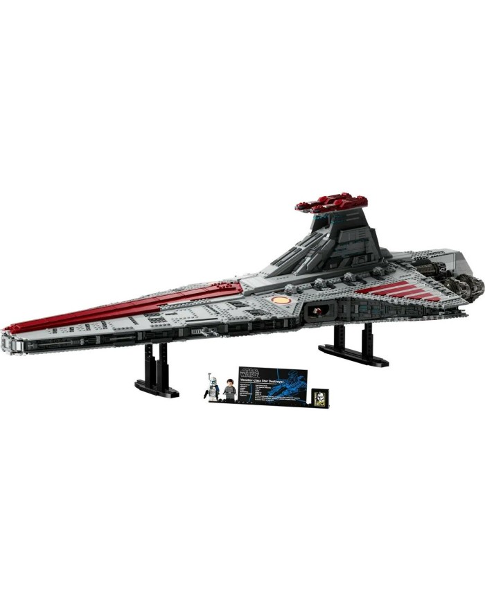 Set di Costruzioni Lego 75367 Venator class - Republic attack cruiser Nero 5374 Pezzi