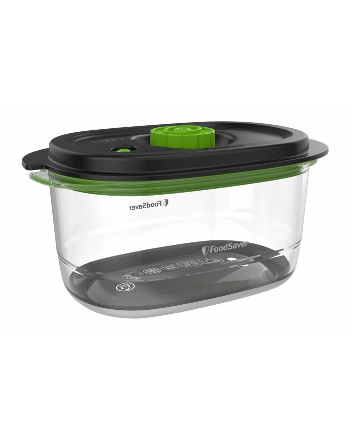 Porta pranzo Foodsaver FFC022X Nero Trasparente Plastica 1,2 L