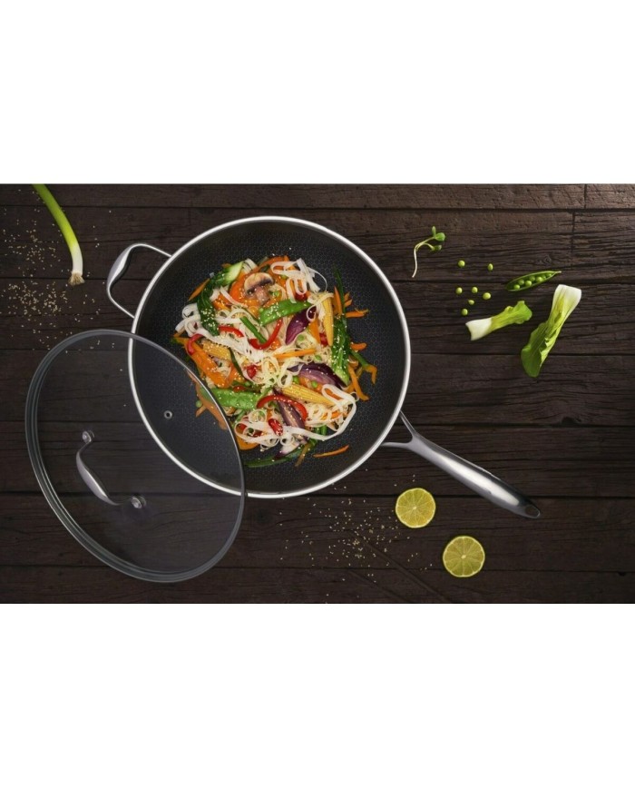 Padella Kohersen 71111 Nero Argentato Acciaio inossidabile Alluminio Ø 32 cm