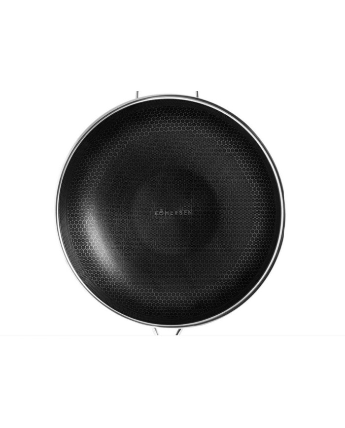 Padella Kohersen 71111 Nero Argentato Acciaio inossidabile Alluminio Ø 32 cm