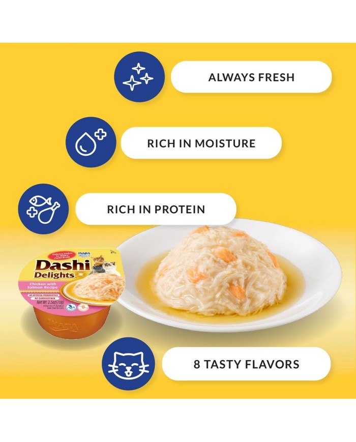 Spuntino per Cat Inaba Dashi Delights Pollo 70 g