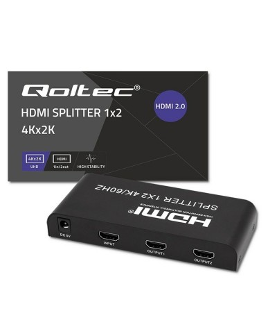Switch HDMI Qoltec 51797 Nero Switch HDMI Qoltec 51797 Nero