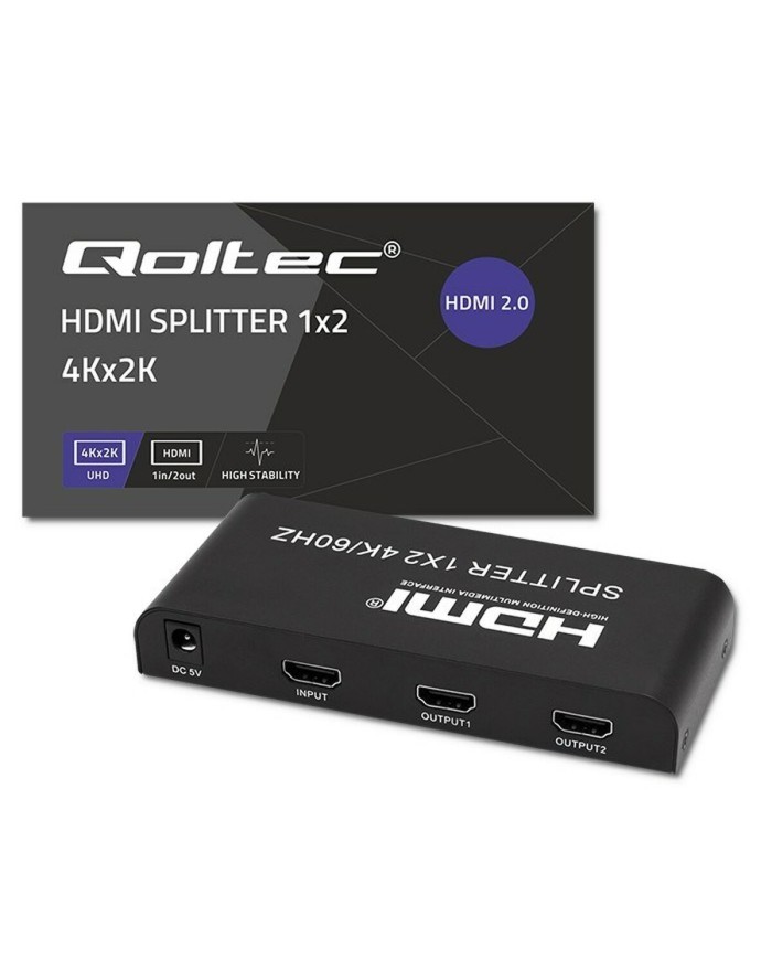 Switch HDMI Qoltec 51797 Nero