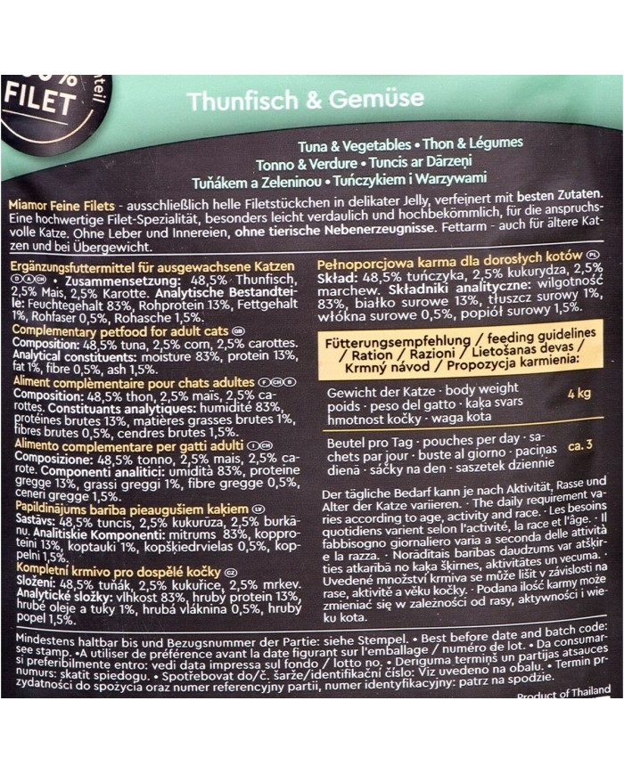 Cibo umido Miamor Tonno Carota 100 g